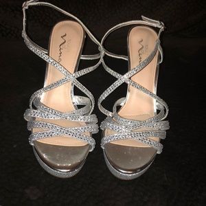 Silver heels